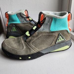 Nike ACG Athletic Shoes - Gray, Teal, Orange